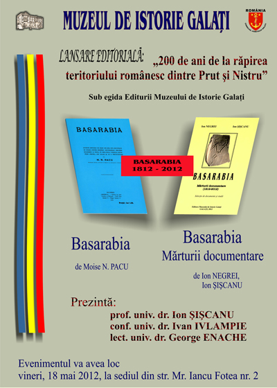 Afisul expozitiei Unirea Basarabiei cu Romania. 27 martie 1918